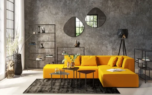 Regal Loft Schwarz 60x100cm
