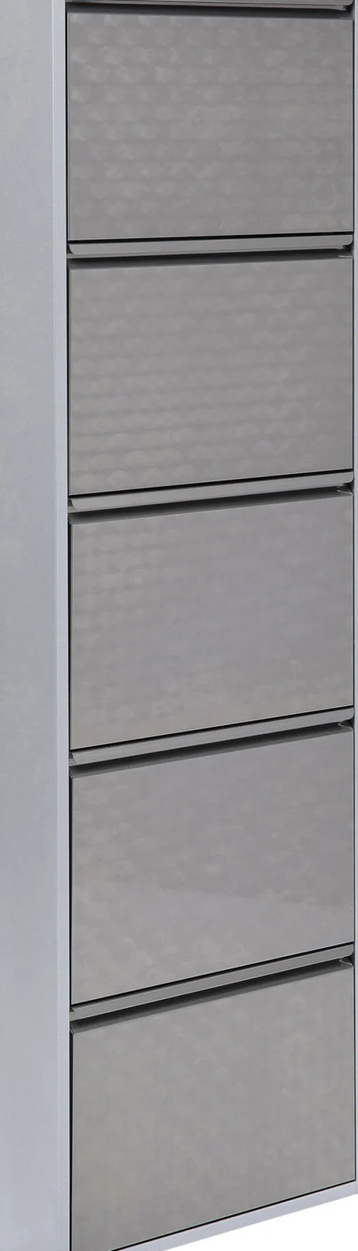 Schuhkipper Caruso 5-er silber/geflext