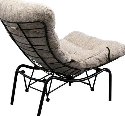 Sessel + Hocker Vienna Swing Beige