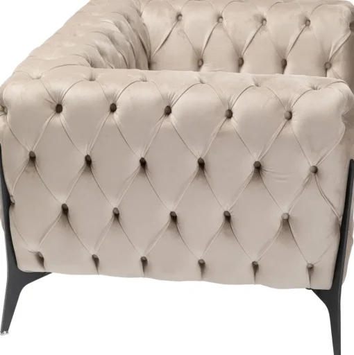 Sessel Bellissima Velvet Taupe 120cm