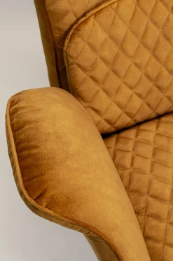 Sessel Tudor Velvet Goldbraun