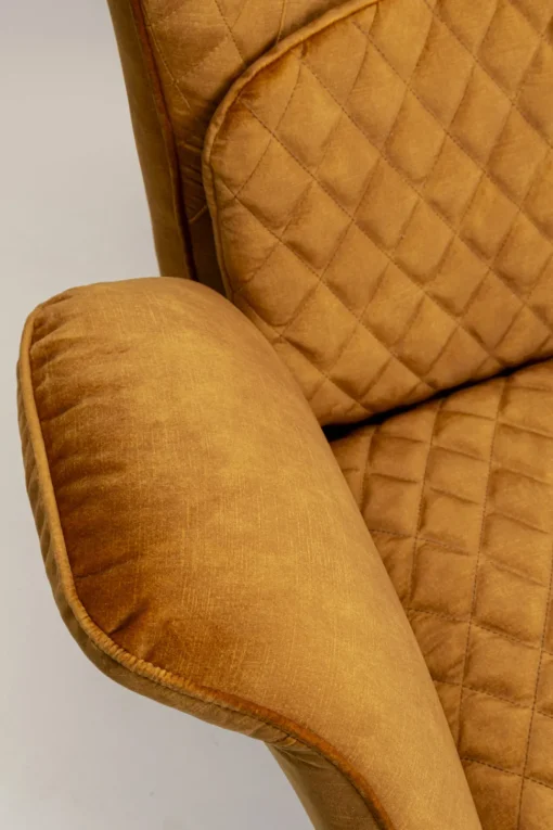 Sessel Tudor Velvet Goldbraun