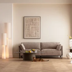Sofa 3-Sitzer Victor Grau 233cm