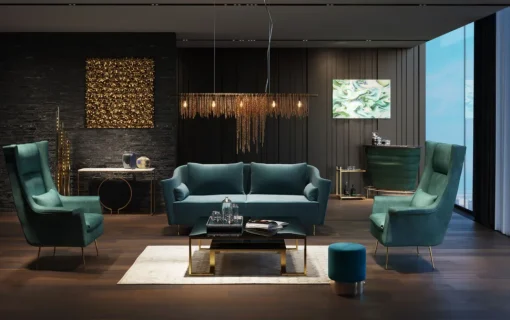 Sofa Vegas Forever 3-Sitzer Petrol