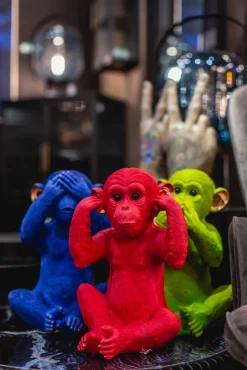 Spardose Monkey Iwazaru Grün