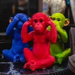 Spardose Monkey Iwazaru Grün