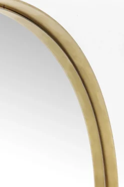Spiegel Curve Brass Ø100