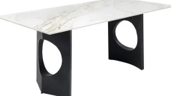 Tisch Eternity Oho Schwarz Keramik 180x90cm