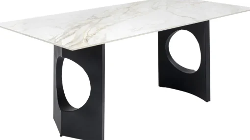Tisch Eternity Oho Schwarz Keramik 180x90cm