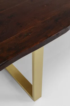 Tisch Harmony Dunkel Brass 160x80