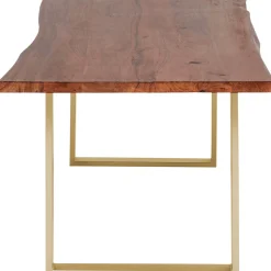Tisch Harmony Dunkel Brass 160x80