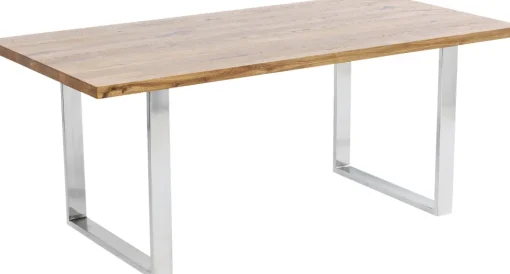 Tisch Jackie Eiche Chrom 160x80
