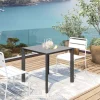 Tisch Twist Schwarz 80x80cm