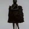 Tischleuchte Animal Rabbit Fur Schwarz/Gold 68cm