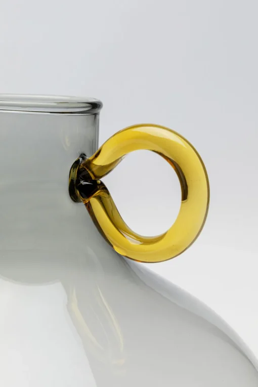 Vase Amore Handle Grau 23cm