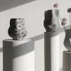 Vase Anemone Grau 33cm