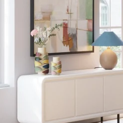 Vase Foglie Colore 40cm