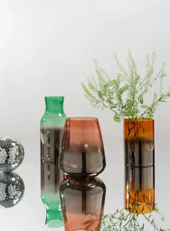 Vase Glow Rot 23cm