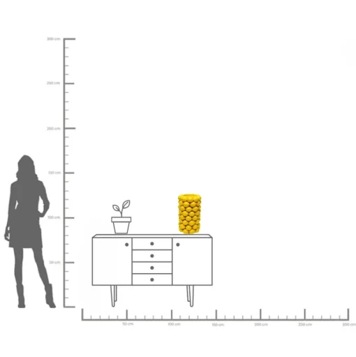 Vase Lemon Juice 43cm