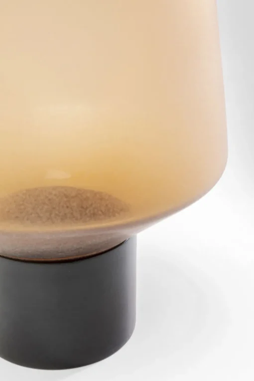 Vase Noble Ring Amber Matt 26cm