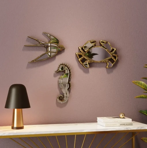Wandobjekt Swallow Mirror 37x25cm