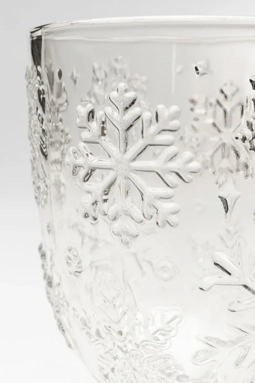 Weinglas Ice Flowers Klar